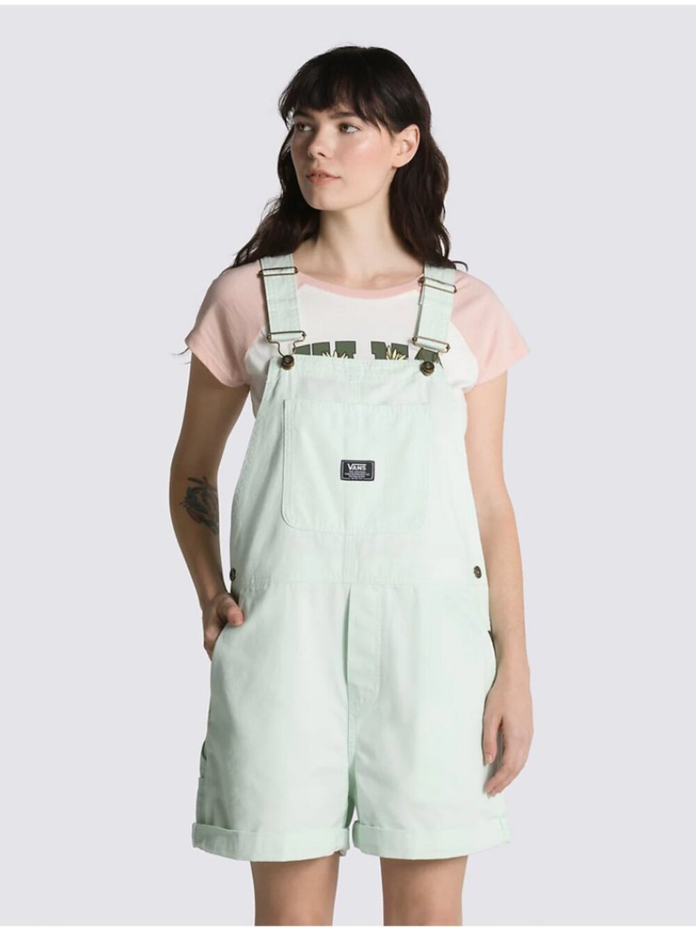 Vans | The Ground Work Shortall Denim Overalls Summer | Medium